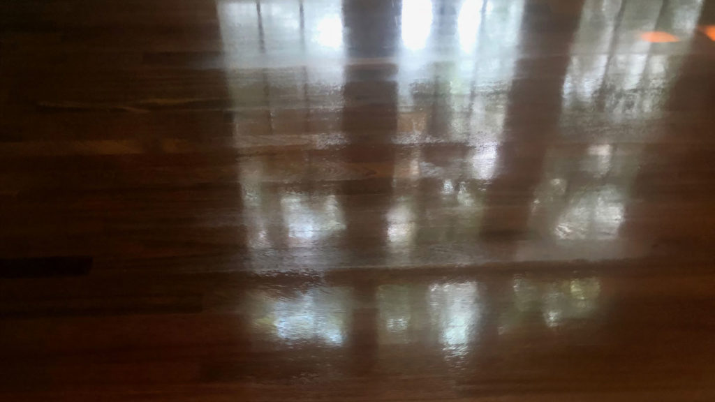 hardwood floor install 2