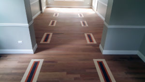 wood flooring inlay
